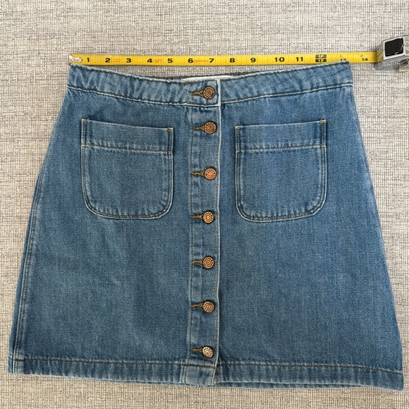 Zara TRF Denim Skirt Size XS - Picture 3 of 6